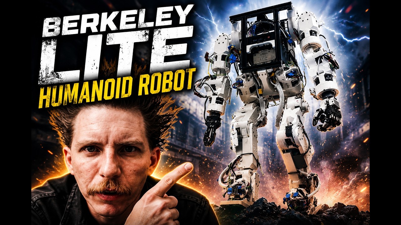 Berkeley Humanoid Lite: The Open-Source 3D Printed Humanoid Robot You ...