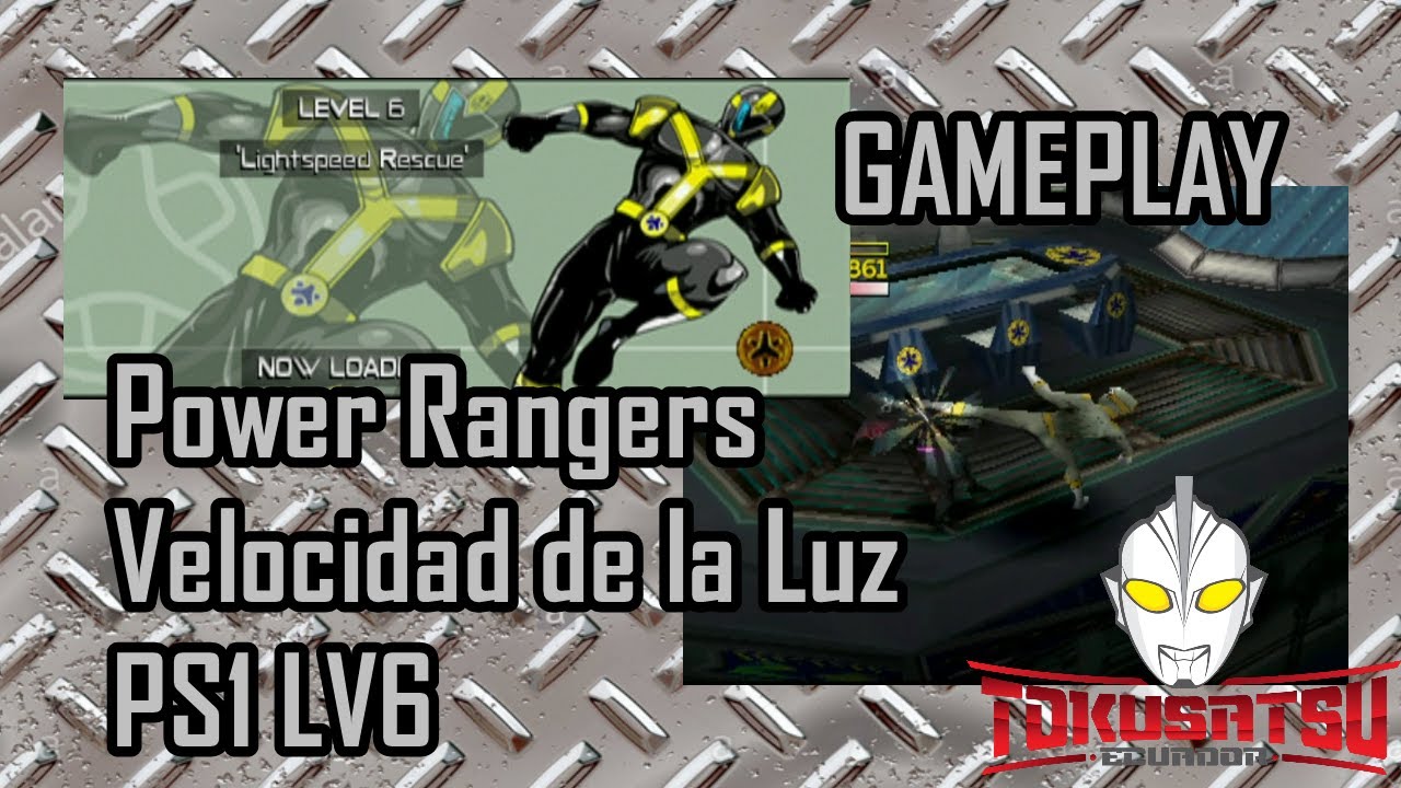 GAMEPLAY Power Rangers Velocidad de la Luz / PS1 Lv 6 YouTube GAMEPLAY Power Rangers Velocidad de la Luz / PS1 Lv 6 YouTube