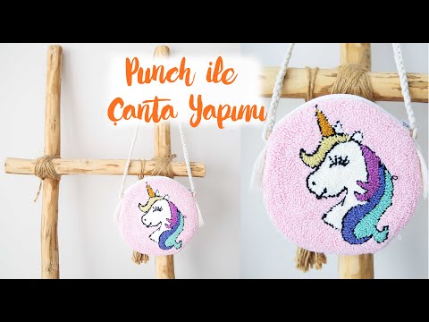 Punch ile Çanta Yapımı / DIY Punch Needle Bags