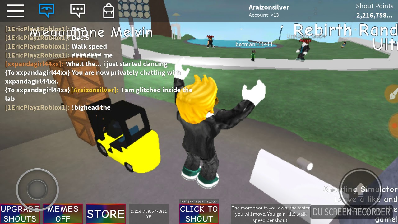 Roblox Shouting Simulator All Codes Youtube - codes for admin in roblox shouting simulator