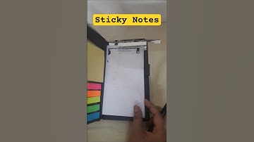 Note Pad with Sticky Notes #shorts