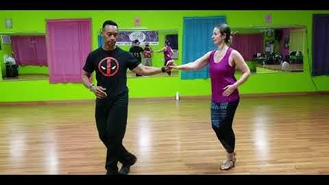 Level 2 salsa on 2 turn pattern 9/17/18