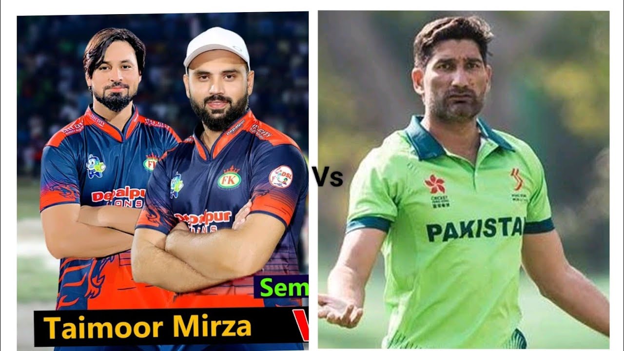 Sohail Tanveer Vs Taimoor Mirza & Fahad Mian Channu in Tape Ball ...