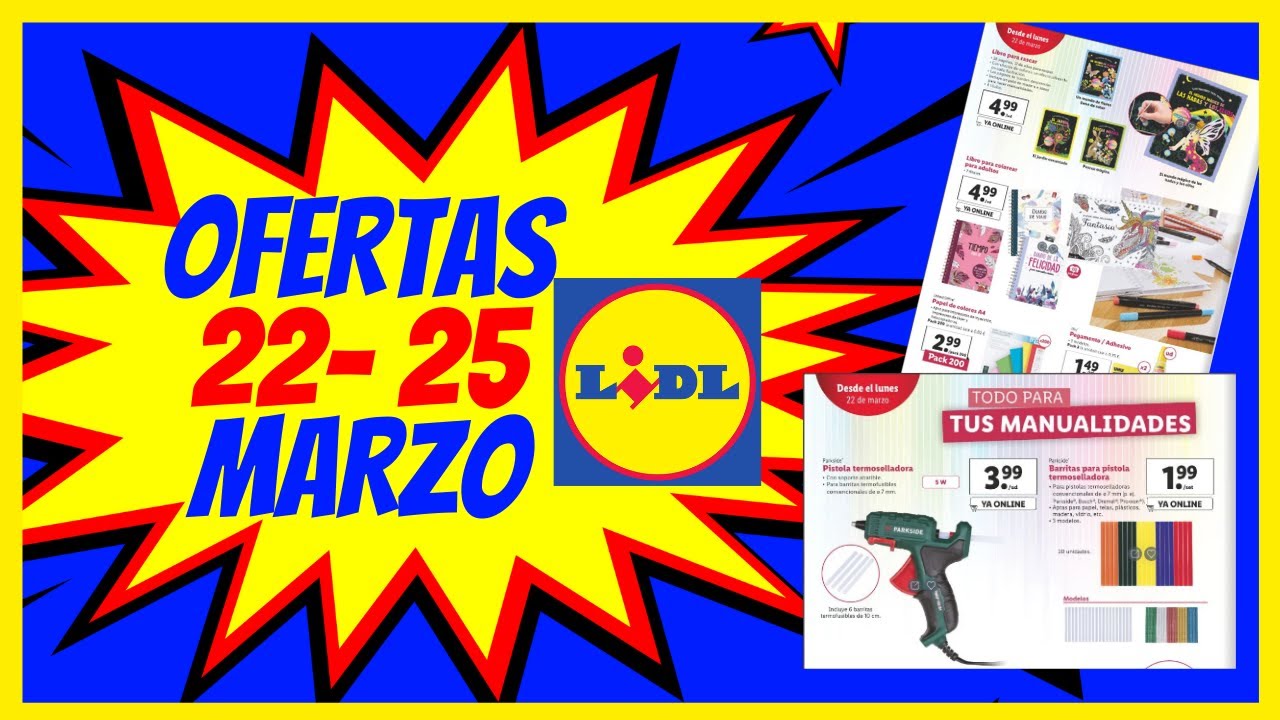 🔴 Catálogo LIDL de esta semana | 22 AL 25 Marzo 2021 - YouTube