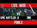 Ths civil war  epic battler 3 vs jng pools