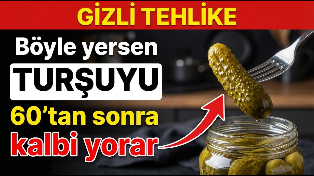 Turşuyu Böyle Yerseniz Zehir Olur! Tansiyon ve Bağırsak İçin Tek Doğru Yöntem