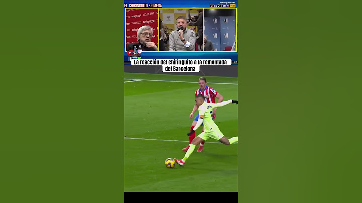 El chiringuito reacciona a la remontada del Barcelona
