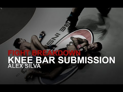 MMA FIGHT BREAKDOWN: BJJ World Champion Alex Silva Knee Bar Submission! | Evolve University