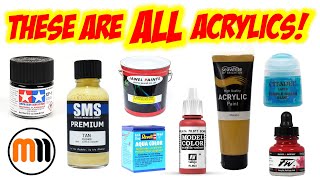 Acrylic paints - debunking the modelling myths!