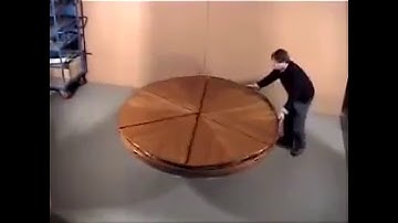 Magic Table New Technology Table Expandable Round Dining Table