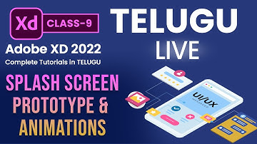 Free Adobe XD Tutorial User Experience Design for Beginners in Telugu- Live Class 09