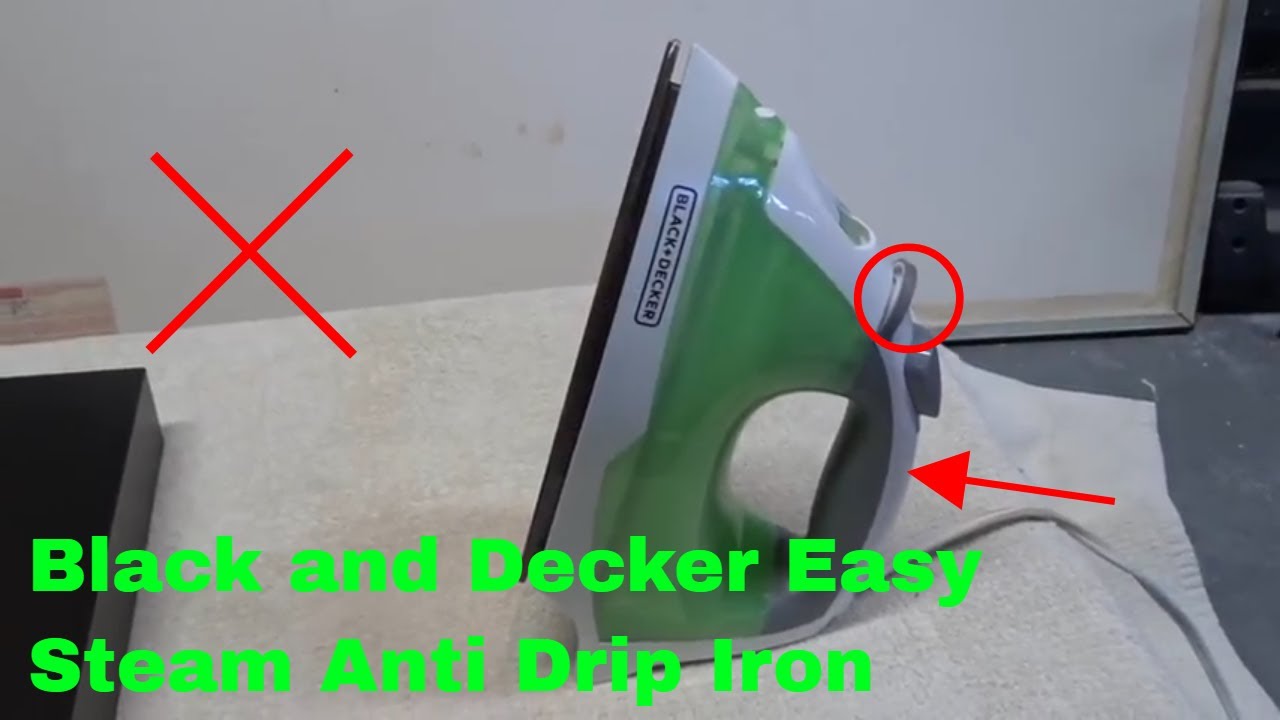 Black & Decker LIME GREEN Easy Steam Iron Compact - Model D340