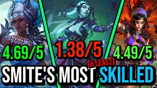 SMITE's Most (& Least) Skilled Gods!