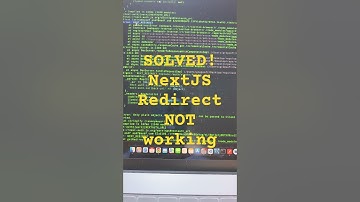 NextJS redirect not Redirecting? Here is why #nextjs #react #webdevelopment