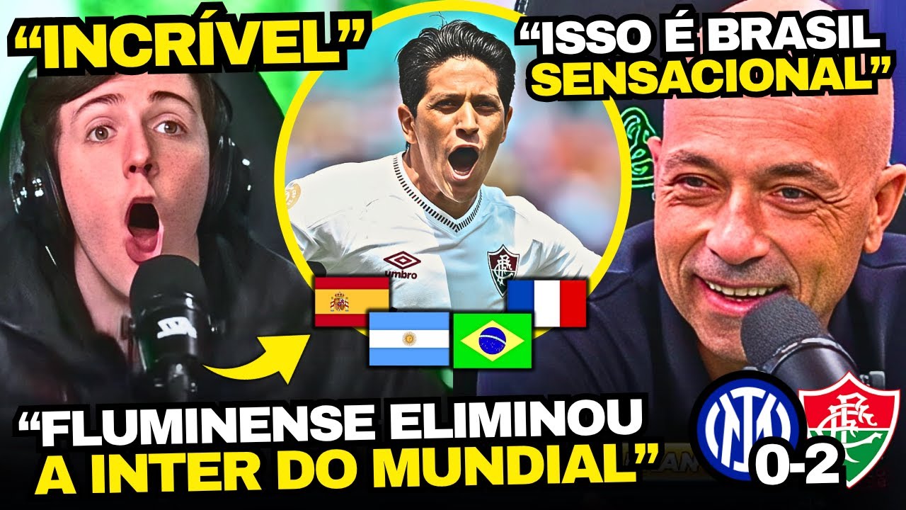 EUROPEUS E ARGENTINOS EM CHOQUE COM FLUMINENSE 2x0 INTER NO MUNDIAL