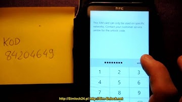 unlocking HTC hd7 simlock by http://simlock24.pl