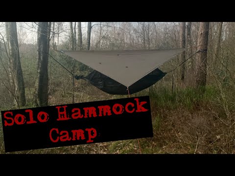 A Solo Camping Trip With A Hammock