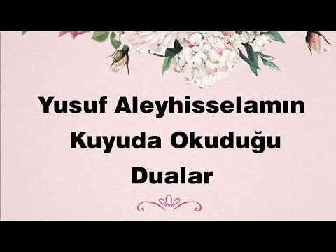 Hz Yusuf Aleyhisselamın Kuyuda Okuduğu Dua / Tesirli Dua #shorts