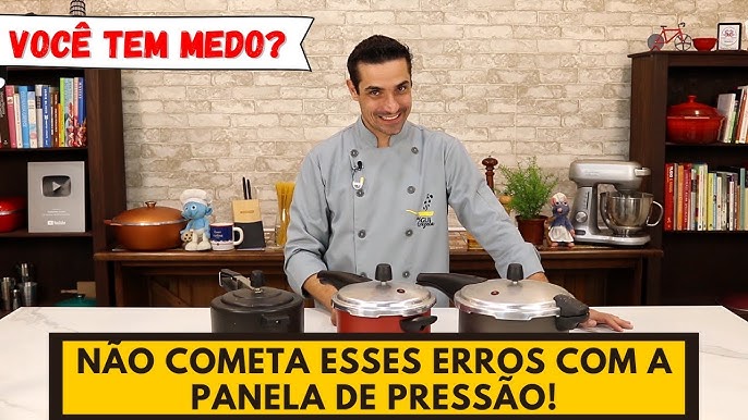 Por que esfriar a panela de pressão debaixo d'água é errado? Chef explica