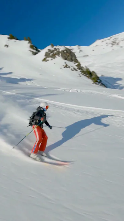 C'est pas une plaque qui va annuler son back ! ð¤ð» #ski #freeride #shorts