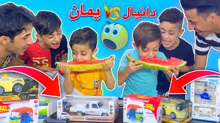 تحدي البطيخ اسرع واحد يكمل يربح جائزة 🔥تحدي كوميدي 🤣