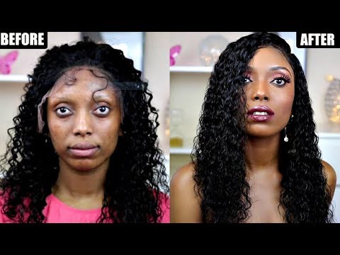 THE ULTIMATE WET LOOK HAIR TUTORIAL | Msbuy Deep Curly 13x6 Lace Front Wigs 150% Density - THE ULTIMATE WET LOOK HAIR TUTORIAL | Msbuy Deep Curly 13x6 Lace Front Wigs 150% Density