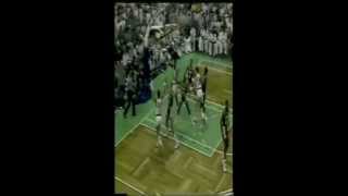 A.C. Green dunk over Larry Bird NBA 1987 Finals G5.Lakers Celtics