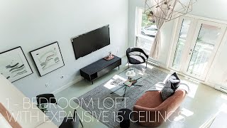 1-Bedroom Loft with 15' Ceilings | 309 - 1 Cordova Street | $599,500 | SOLD!