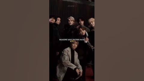 reason why haters hate BTS 👀 #btsedits #ytshorts || @JEONIE-0_0 ||