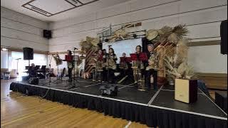 CISC Angklung performing Idul Fitri at Ramadan Festival 2025