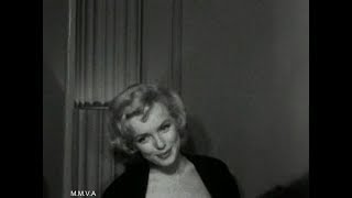 Footage of Marilyn Monroe in NYC 1956 - 'I'm Going To Retire To Brooklyn' Radio  Interview 1955