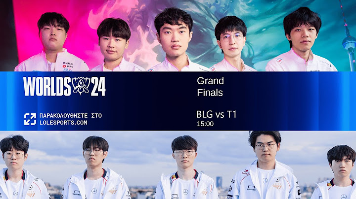 [GR] Worlds 2024 | Grand Finals | BLG vs T1 (Bo5)