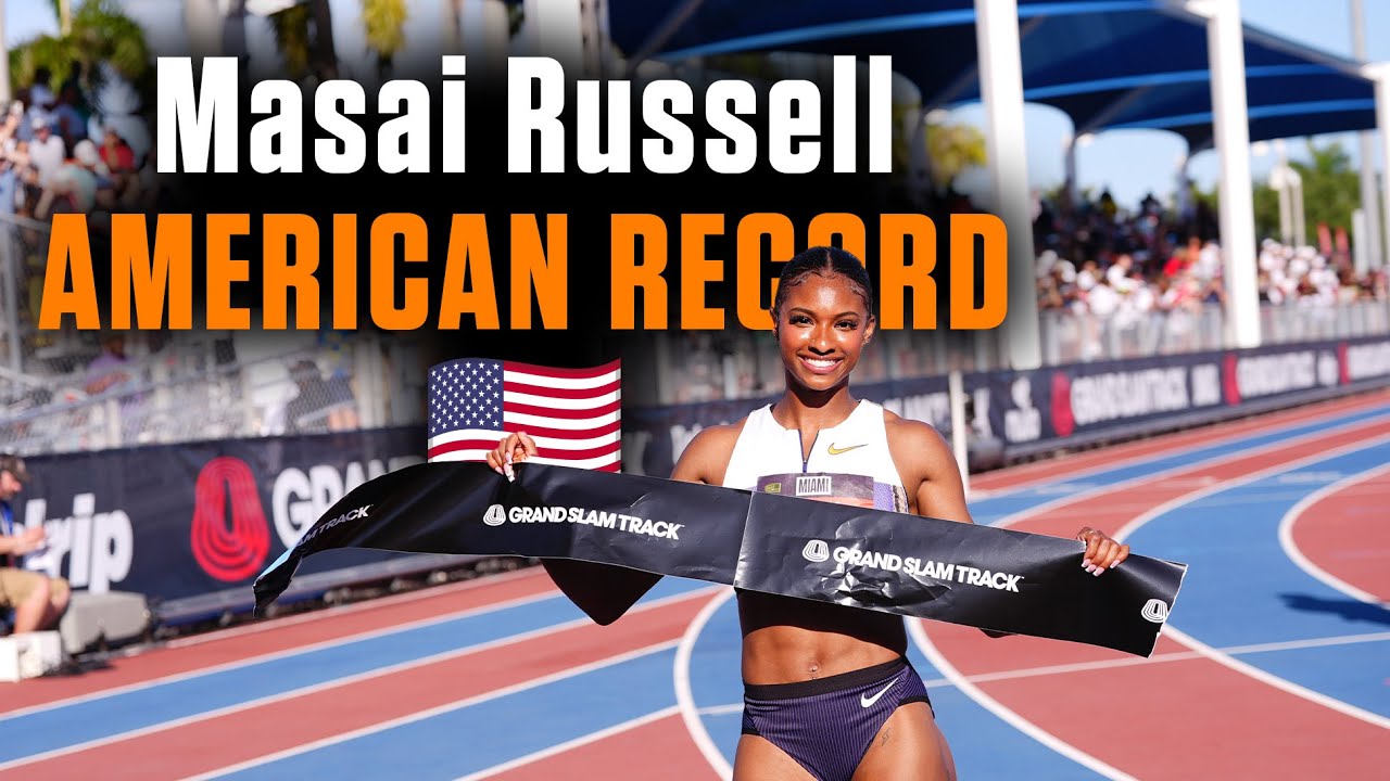 Masai Russell Runs 12.17! 🇺🇸 American Record & #2 All-Time | Miami Grand Slam Interview