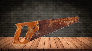 50 YEAR OLD HAND SAW RESTORATION