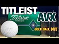 TITLEIST　低スピン、低弾道　AVX　タイトリストの新しいボール