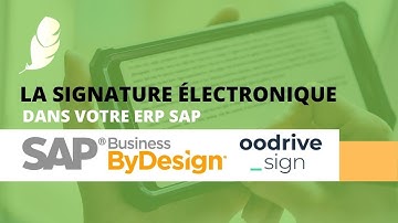 La signature électronique dans votre ERP SAP Business ByDesign