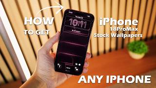 How to GET iPhone 18 Pro Max Stock Wallpapers on ANY iPHONE