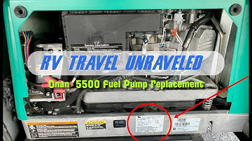 ONAN 5500 Fuel Pump Replacement - SP1