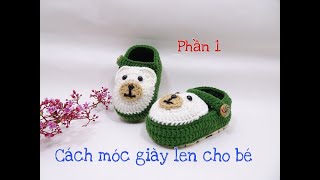 Cách đan giày len đẹp cho bé yêu vô cùng đơn giản