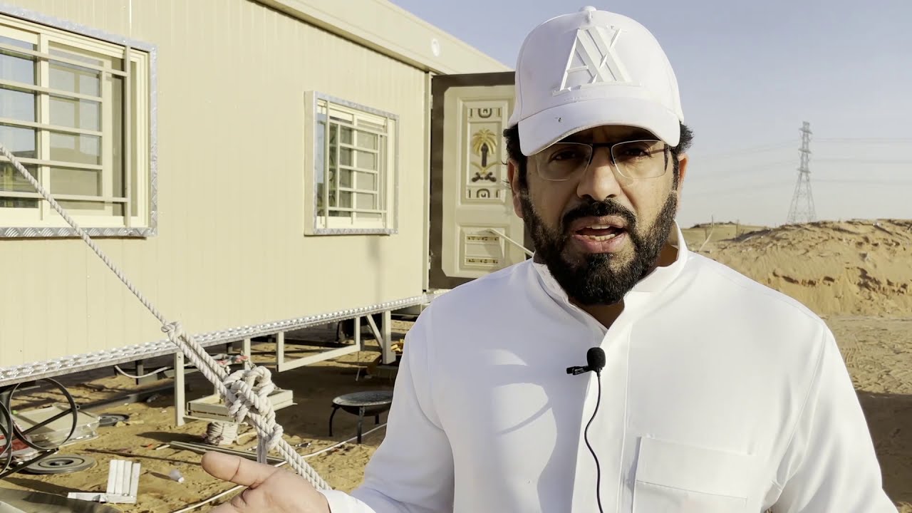 تركيب الطاقة الشمسية بالبطاريات للكرفان وتشغيل المخيم ☀️ خالد السنبل