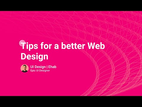 Tips for a better Web Design | نصايح هتحسن من مهارتك في تصميم المواقع