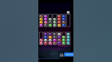 COLOR BALL SORT PUZZLE  /  #game ms yin vlog #shorts