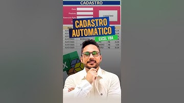 Aprenda a Gravar uma Macro no Excel com um Botão de Cadastro   Rápido e Fácil!
