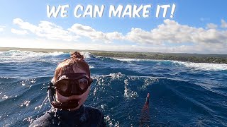 Terrified of Dangerous Currents while Spearfishing Hawaii