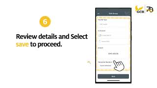 Group Transfer - Edit Beneficiary screenshot 1