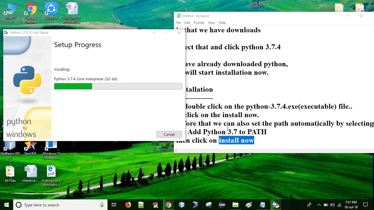 How to Download and Install PYTHON in Windows for 32/64 Bit - YouTube