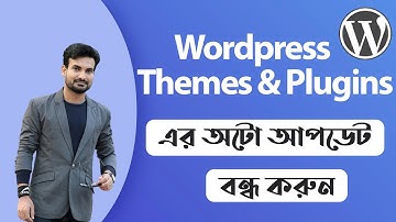 How to Disable Plugin Theme Automatic Updates in WordPress Bangla Tutorial