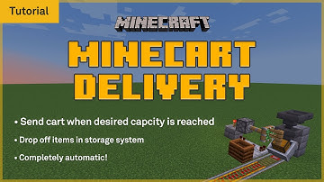 Tileable Minecart delivery system for Minecraft farms - auto loader & unloader