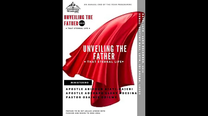 UNVEILING THE FATHER 2019 - DAY 3 (Morning Session...