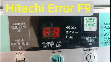 F9 Error Hitachi Washing Machine Fixing (Clutch Defective)